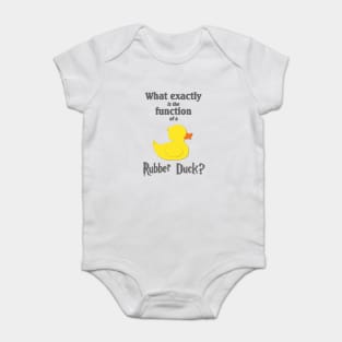 What Exactly is the Function of a Rubber Duck? Baby Bodysuit